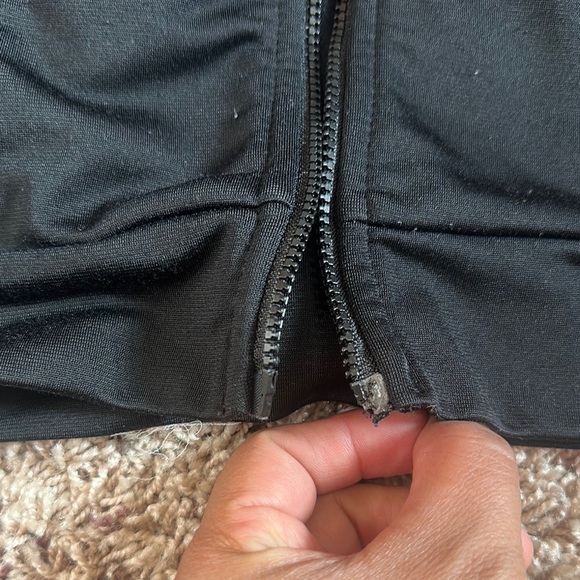 Adidas Black Jacket with White Accents size 3T - Picture 2 of 5